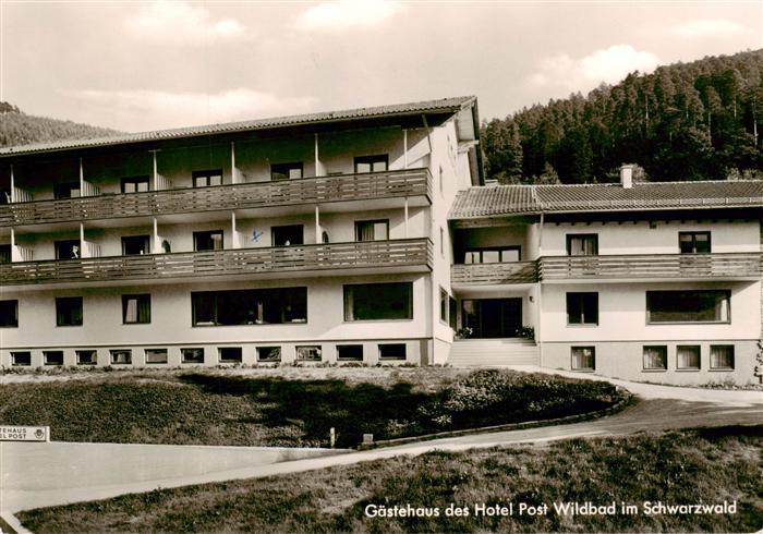 Wildbad Schwarzwald Gaestehaus des Hotel Post