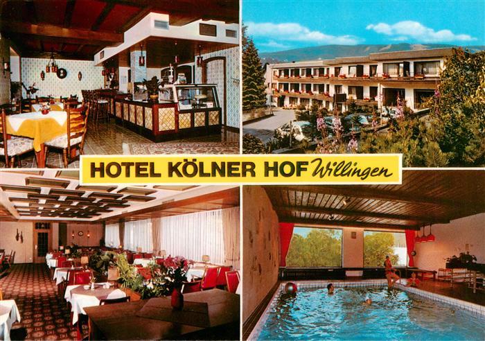 Willingen Sauerland Hotel Koelner Hof Gastraeume Hallenbad