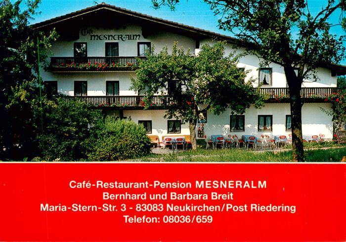 Neukirchen Riedering Simssee Cafe Restaurant Pension Mesneralm