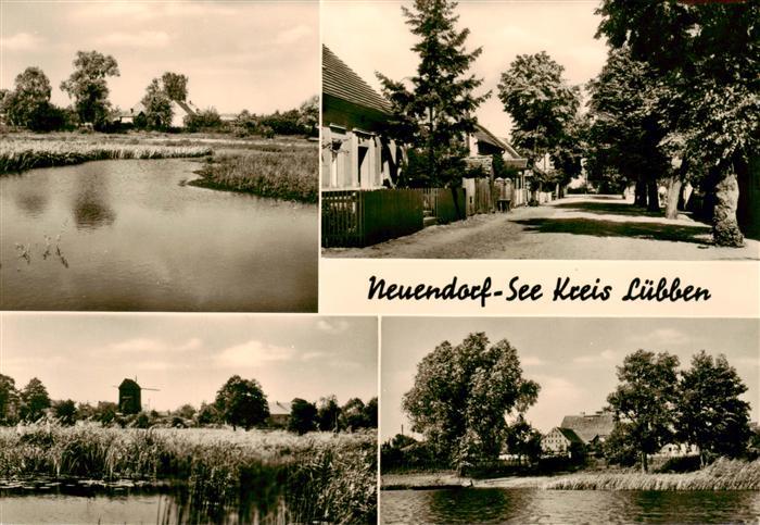Neuendorf See Spreewaldpartie Ortsmotiv
