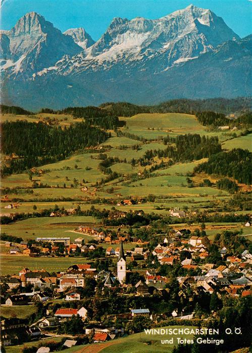 Windischgarsten AT Fliegeraufnahme mit Toten Gebirge