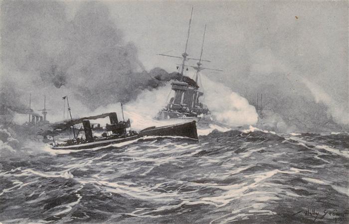 Bremerhaven Torpedoboot Angriff in der Nordsee