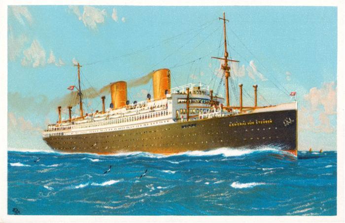 BREMEN  CITY Doppelschraubendampfer General von Steuben