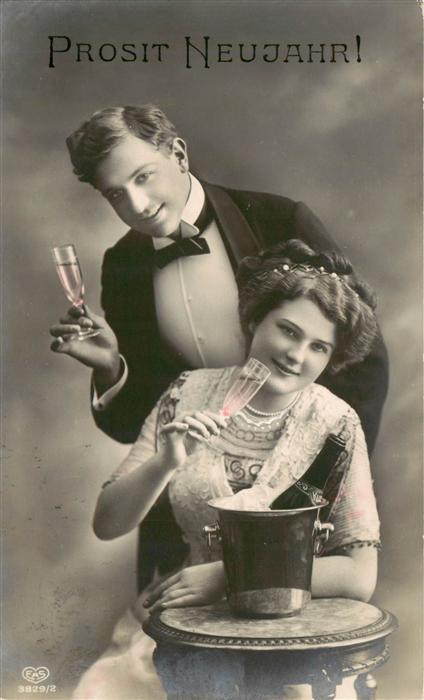 Celerina GR Neujahrskarte