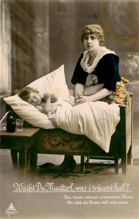 Foto PH Nr. Nr. 5660/1 Weisst du Mutter was ich getraeumt hab?