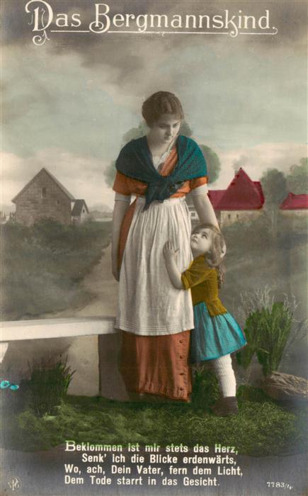 Foto NPG Nr. Nr. 7783/4 Das Bergmannkind