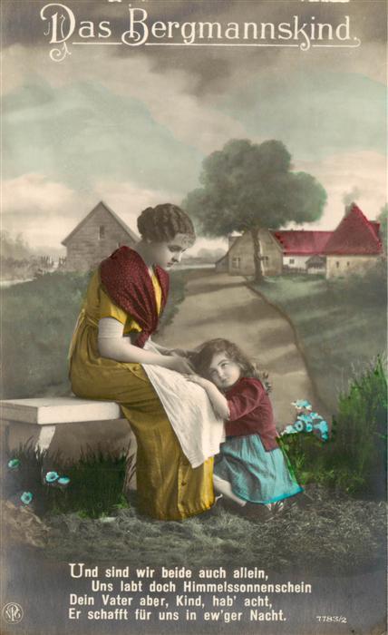Foto NPG Nr. Nr. 7783/2 Das Bergmannkind