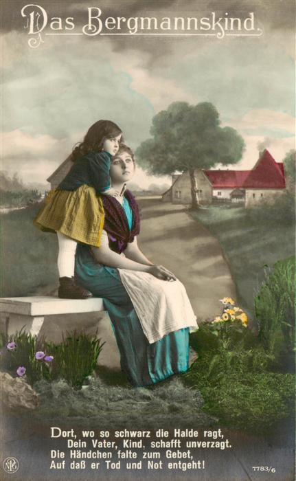 Foto NPG Nr. Nr. 7783/6 Das Bergmannkind