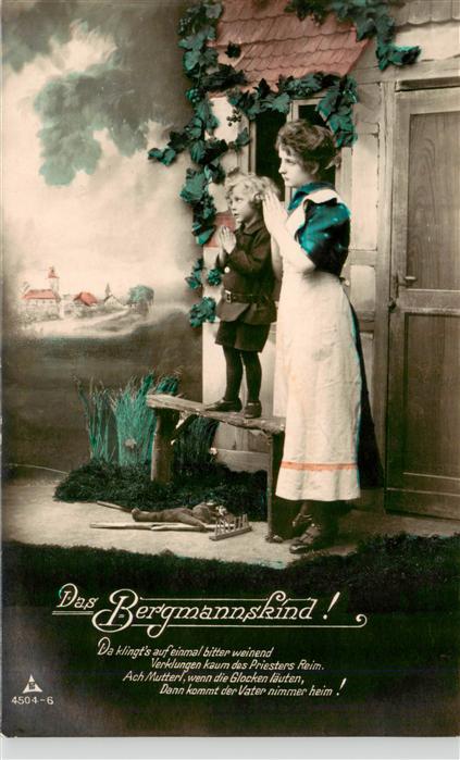 Foto PH Nr. Nr. 4504-6 Das Bergmannskind