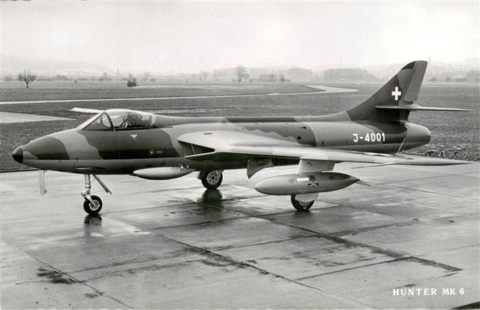 Flugzeuge Militaria Hunter MK 6 J-4001