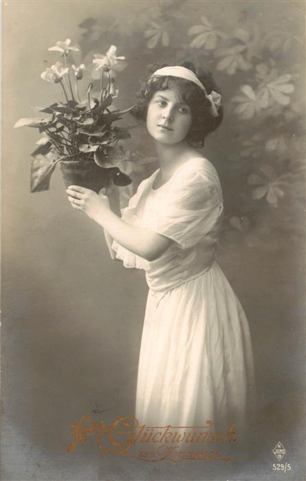 Foto Juno KB Nr. Nr. 529/5 Glueckwunsch Namenstag