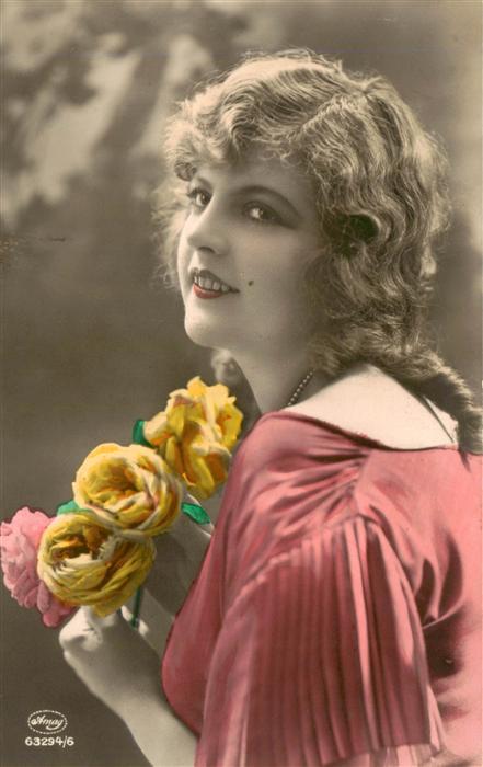 Foto Amag Nr. Nr. 63294/6 Frau Blume