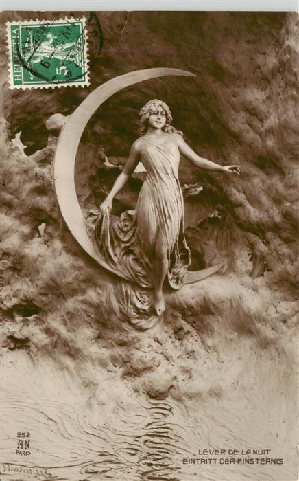 Foto AN Paris (Noyer) Nr. Nr. 252 Lever de lanuit Eintritt der finsternis