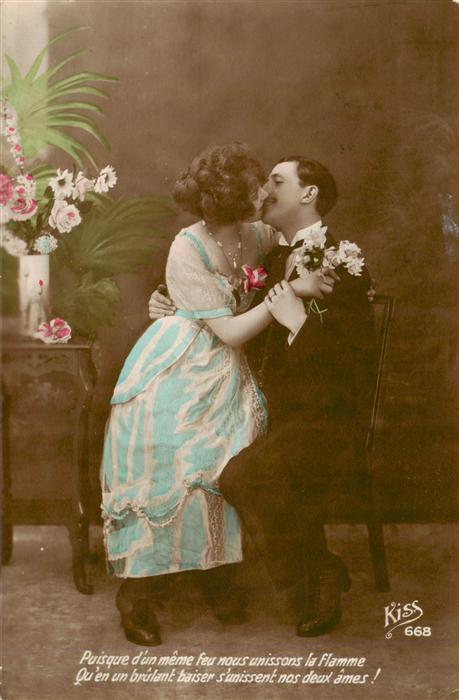 Foto Kiss Nr. Nr. 668 Liebespaar Kuss