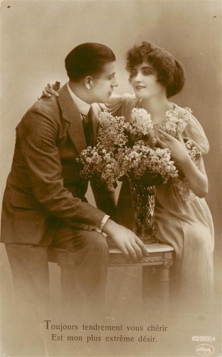 Foto Amag Nr. Nr. 62282/4 Liebespaar Frau Mann