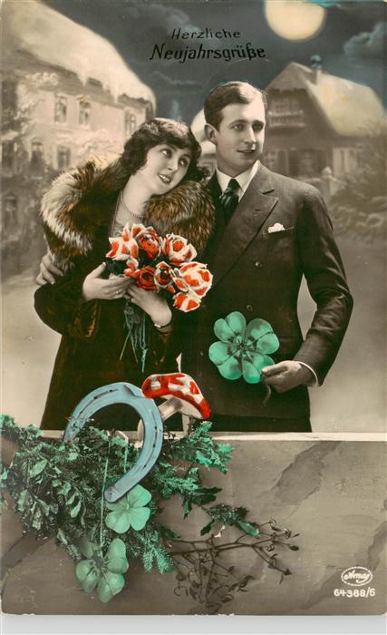 Foto Amag Nr. Nr. 64388/6 Neujahgruesse