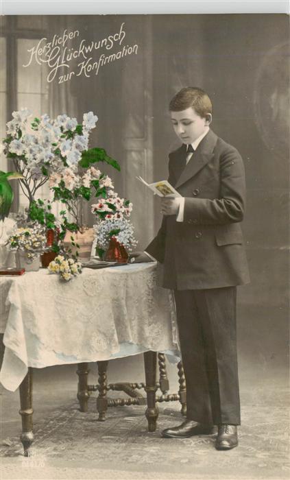 Foto RKL Nr. Nr. 6141/6 Konfirmation Kind Karte