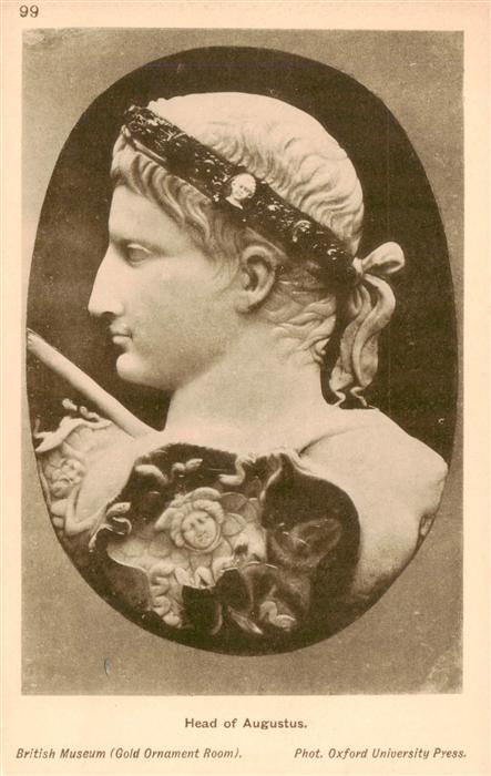 Skulpturen Head of Augustus