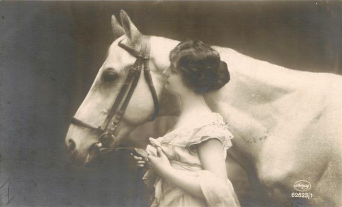 Foto Amag Nr. Nr. 62623/1 Frau Pferd