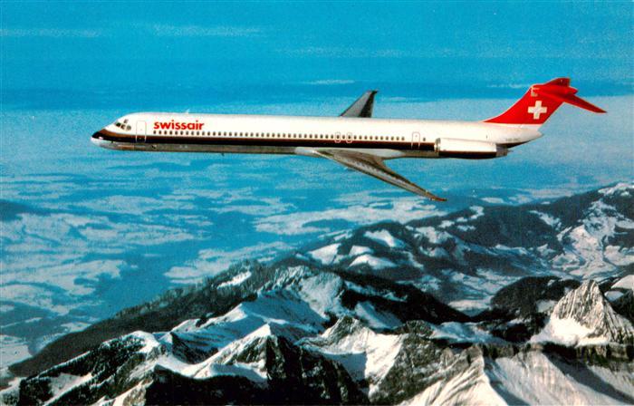 Flugzeuge Zivil Swissair McDonnell-Douglas DC-9-81
