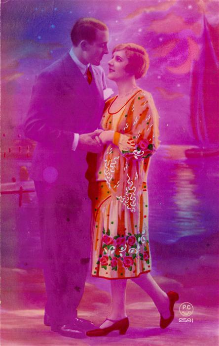 Foto PC Paris Nr. Nr. 2591 Frau Mann