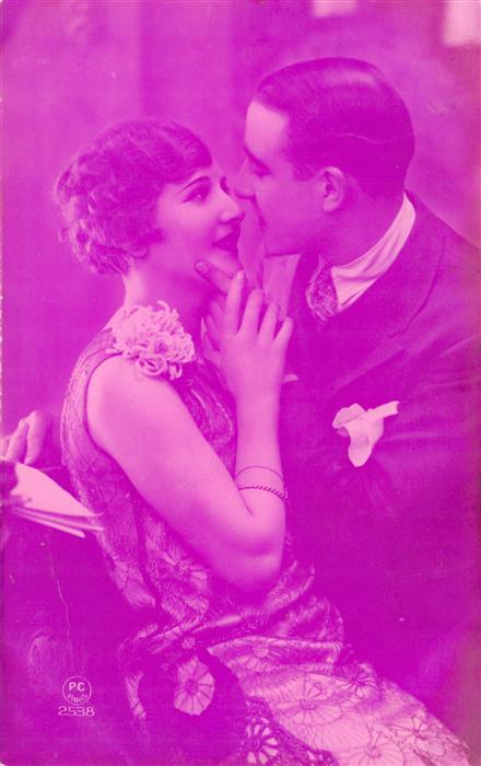 Foto PC Paris Nr. Nr. 2538 Frau Mann Liebespaar
