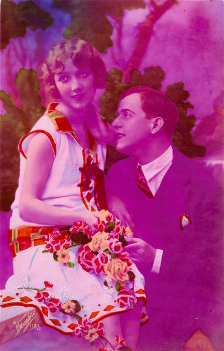 Foto Fotocelere Nr. Nr. 112/3 Liebespaar Frau Mann