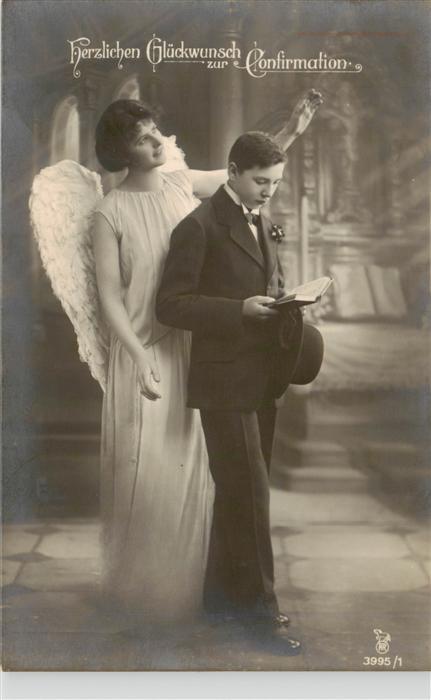 Foto RPH Nr. Nr. 3995/1 Confirmation Engel Junge