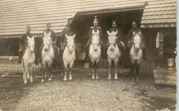 Militaria Schweiz Soldaten Pferde