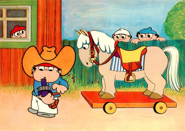 Mainzelmaennchen Mainz Rhein Cowboy