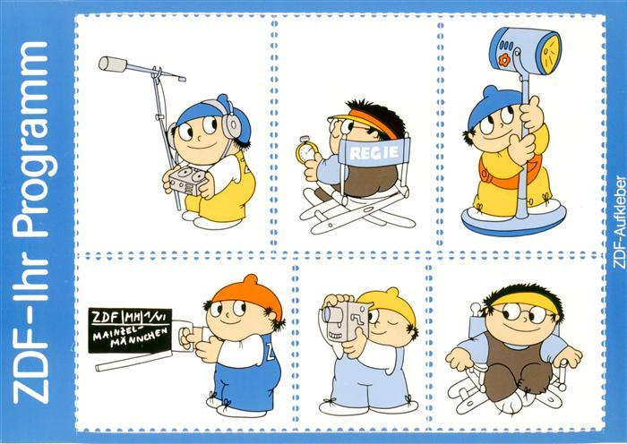 Mainzelmaennchen Mainz Rhein ZDF Aufkleber