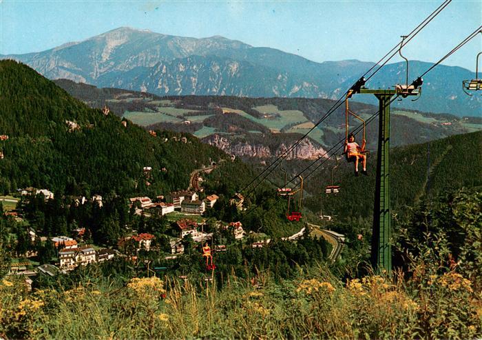 Sessellift Chairlift Telesiege Luftkurort Semmering Seehoehe Hirschenkogel