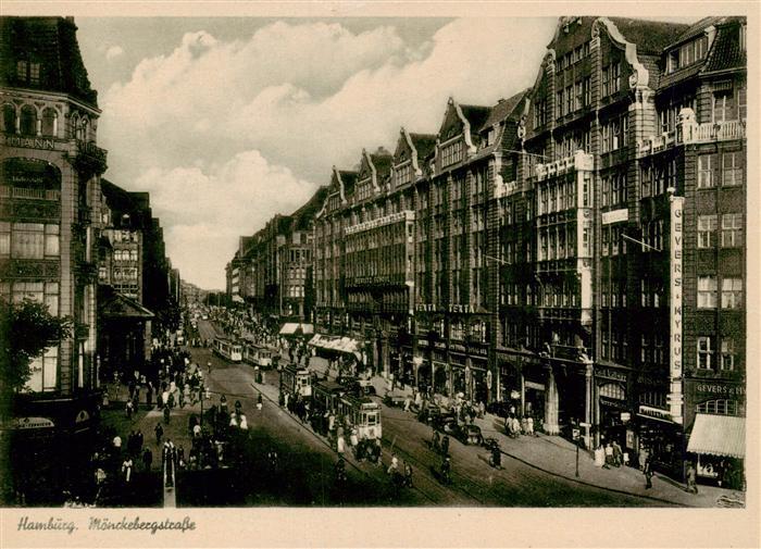 Strassenbahn Tramway-- Hamburg Moenchenbergstrasse