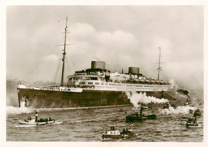 Dampfer Oceanliner Tirbinen Schnelldampfer Europa