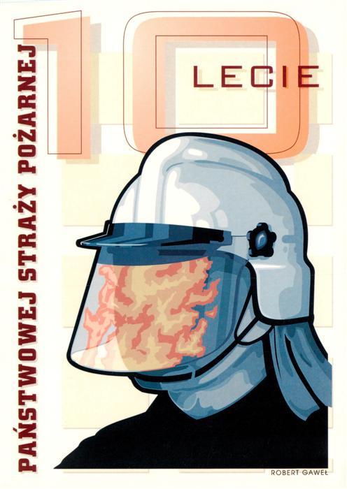 Feuerwehr Fire-Brigade Pompiers Bomberos Lecie Panstwej Strazy Pozarnej