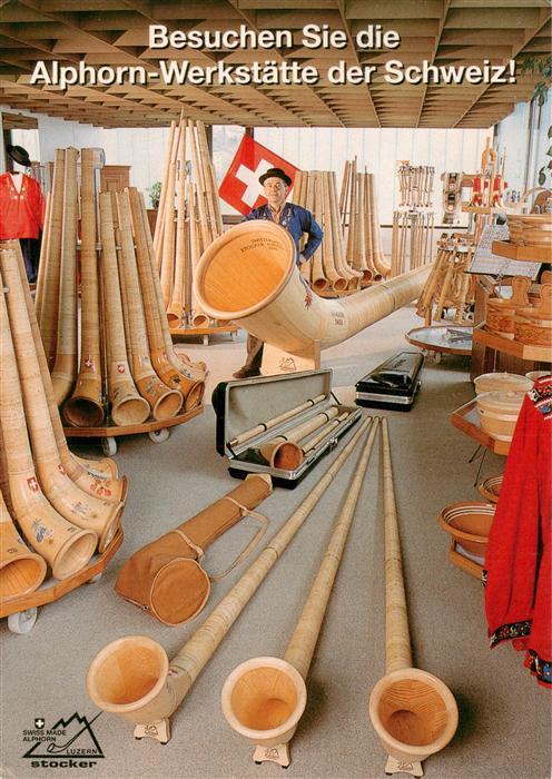 Alphorn Cor des Alpes-- Alphorn-Werkstaette Schweiz