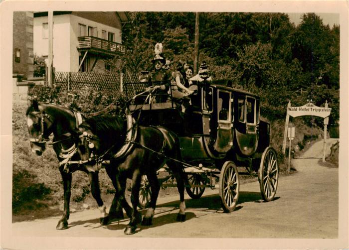 Postkutsche Schwarztal Thuer.