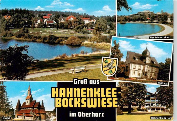 Hahnenklee-Bockswiese Harz Panorama Vier Jahreszeiten Rathaus Kirche Hahnenkleer