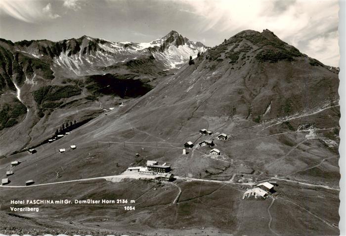Vorarlberg AT Hotel Faschina mit Gr Damuelser Horn