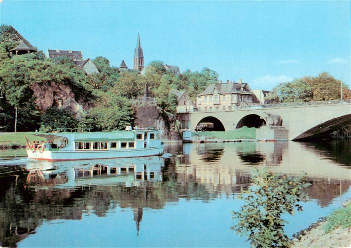 Halle  Saale Partie an der Saale