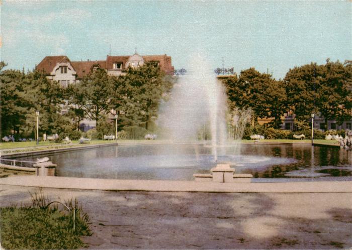 Cottbus Schillerplatz Springbrunnen