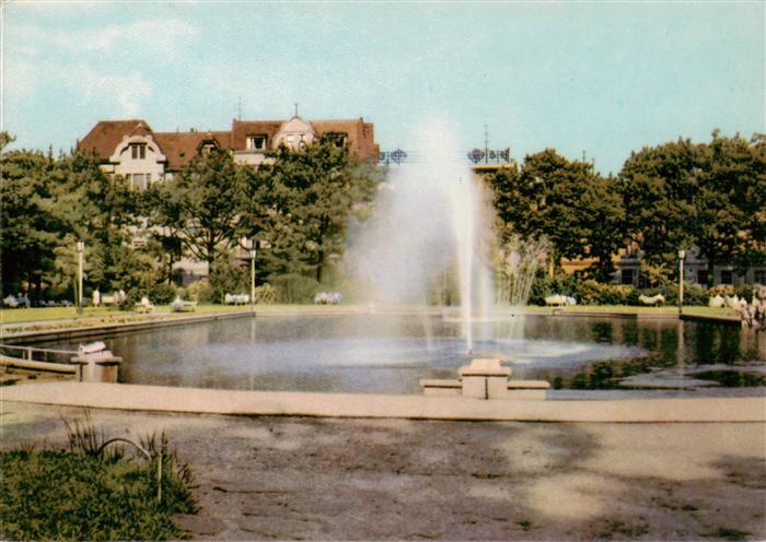 Cottbus Schillerplatz Springbrunnen