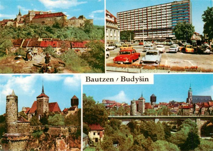 Bautzen Sachsen Ortenburg Hochhaus am Platz der Roten Armee Alte Wasserkunst Fri