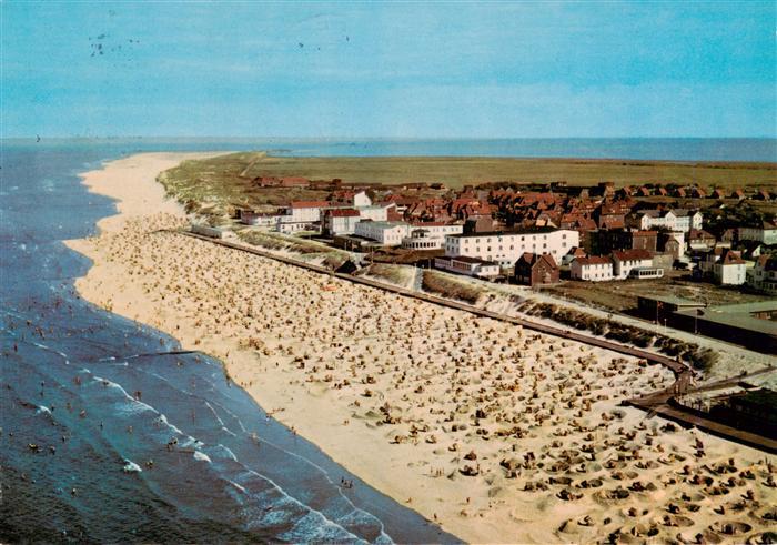 Wangerooge Wangeroog Nordseebad Fliegeraufnahme