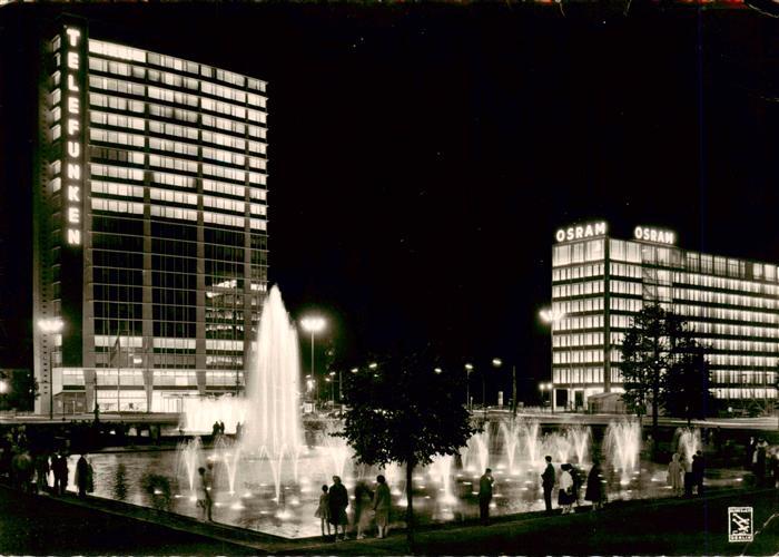 BERLIN  CITY Ernst Reuter Platz bei Nacht