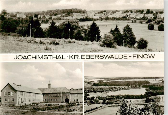 Joachimsthal Brandenburg Panorama Gebaeude Teich
