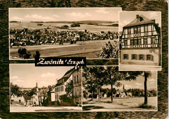 Zwoenitz Panorama Fachwerkhaus Ortspartien