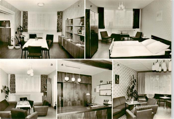 Neuglobsow Stechlin FDGB Urlauberwohnheime Haus Rheinsberg und Haus Gransee Fern