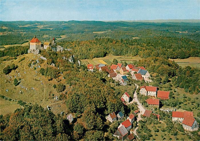 Hersbruck Bayern Burg Hohenstein Fliegeraufnahme