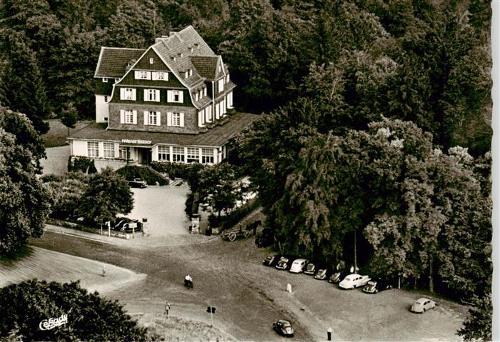 Margarethenhoehe Koenigswinter Hotel Margarethenhof Fliegeraufnahme